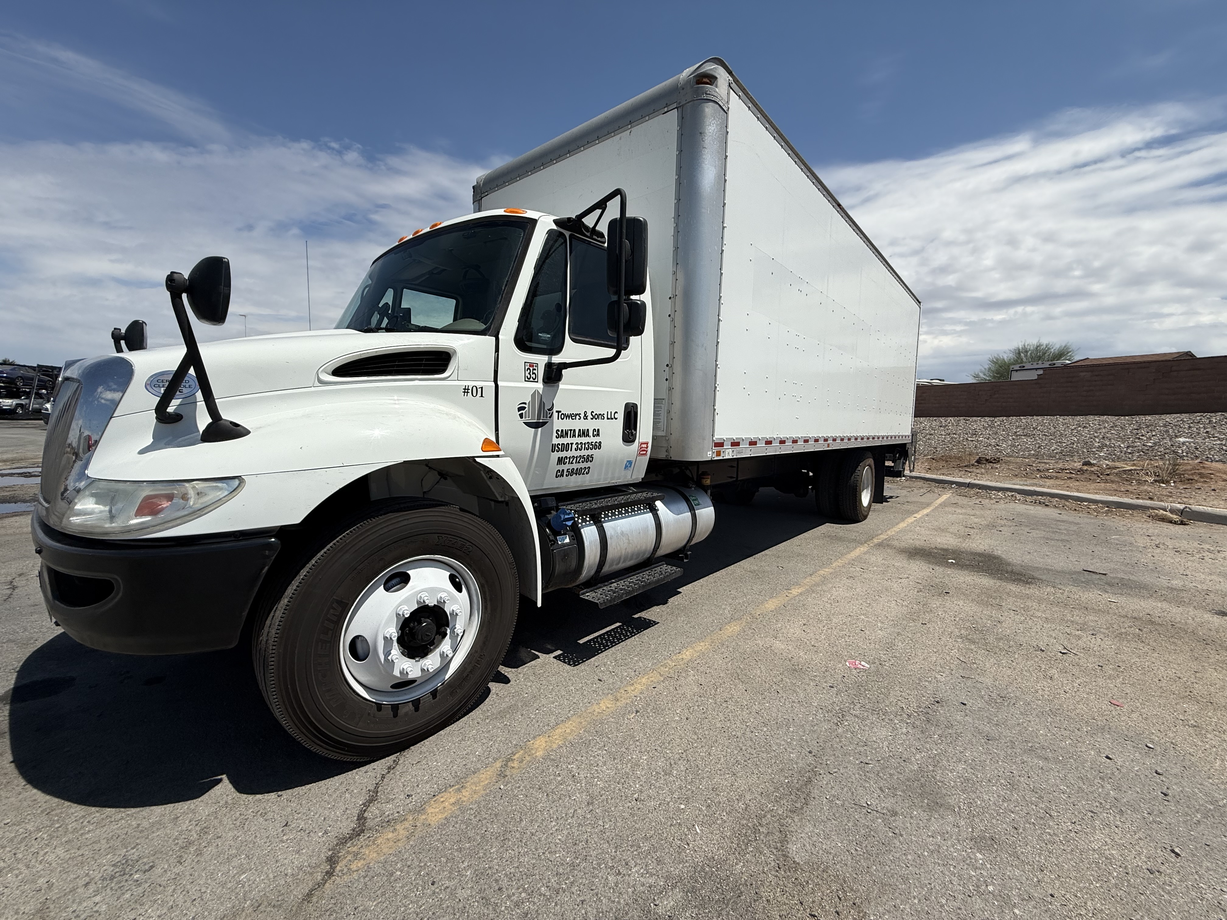 Towers & Sons 26-foot box truck